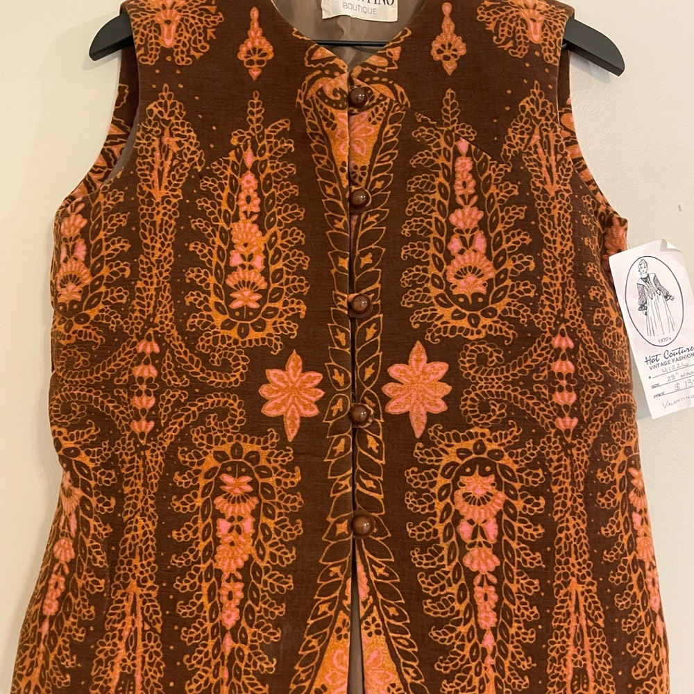 Vintage Valentino Skirt & Vest Set